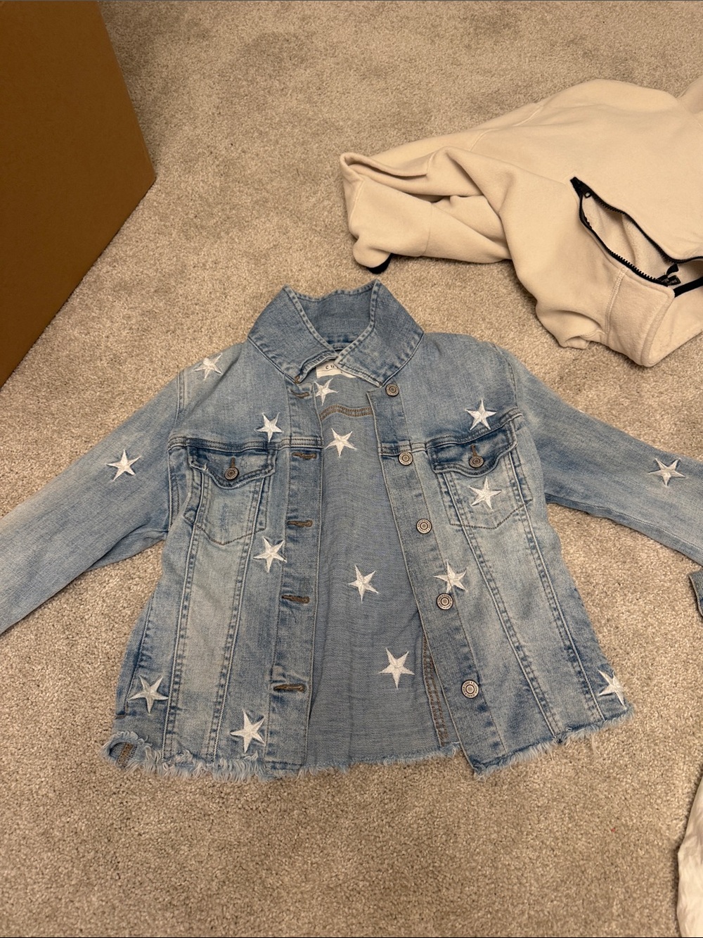Cute star jean jacket